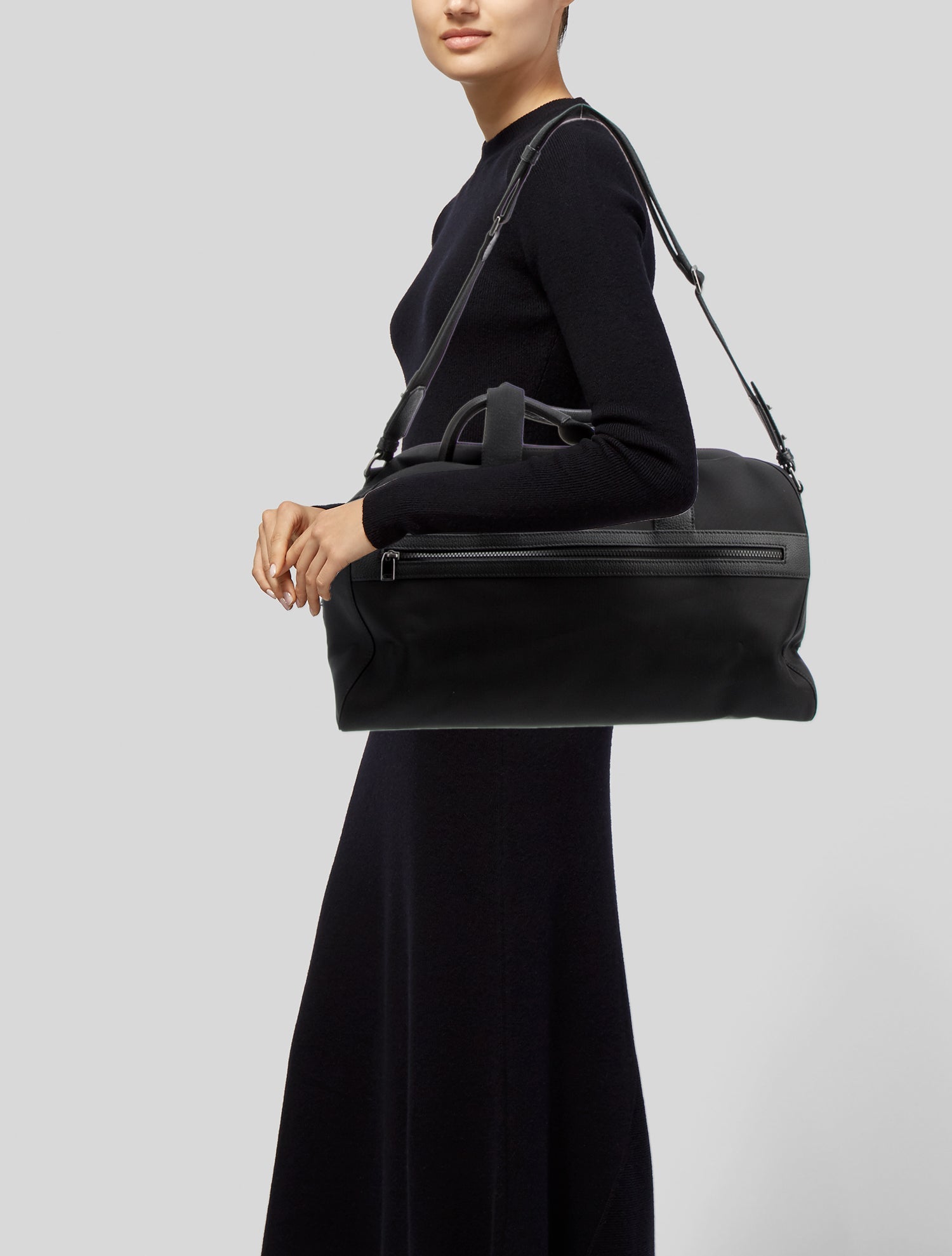 Brioni Nylon Weekender Bag