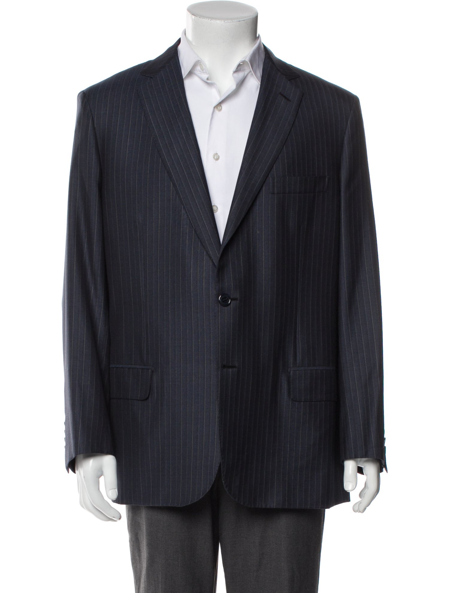 Brioni Wool Striped Blazer