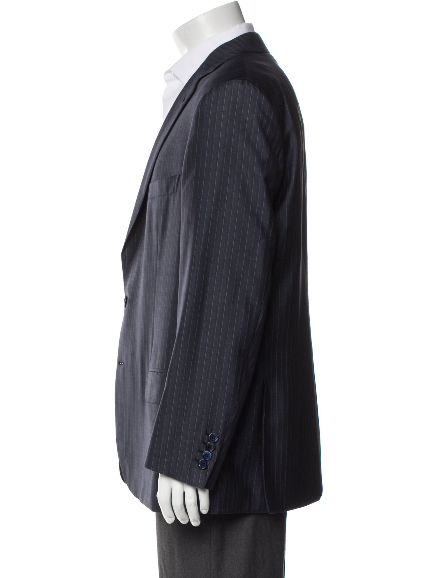 Brioni Wool Striped Blazer