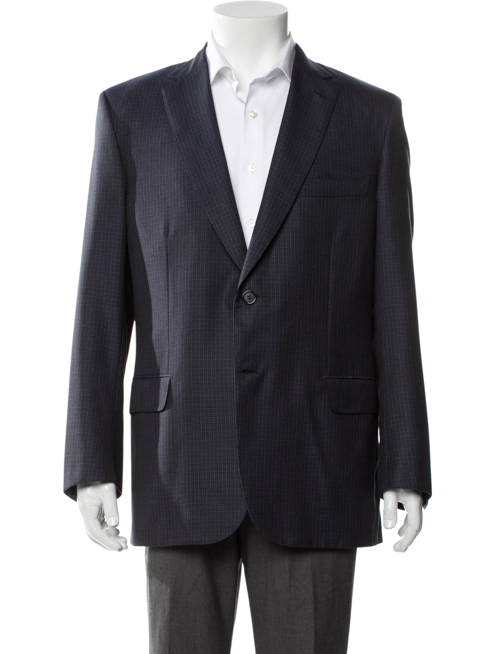 Brioni Wool Patterned Blazer