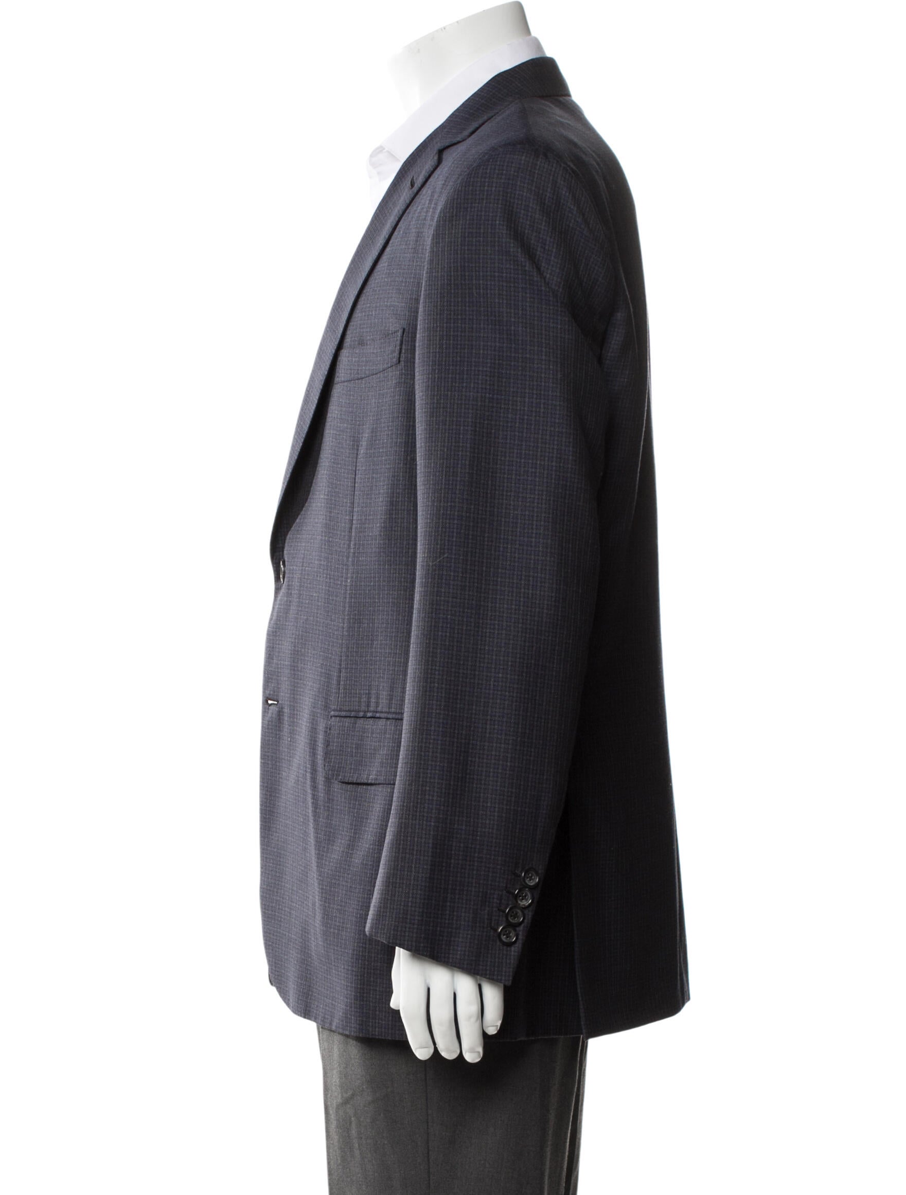 Brioni Wool Patterned Blazer
