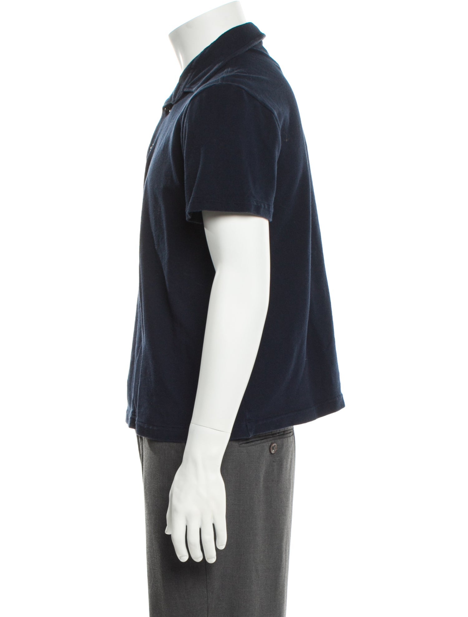 Brioni Collar Short Sleeve Polo Shirt