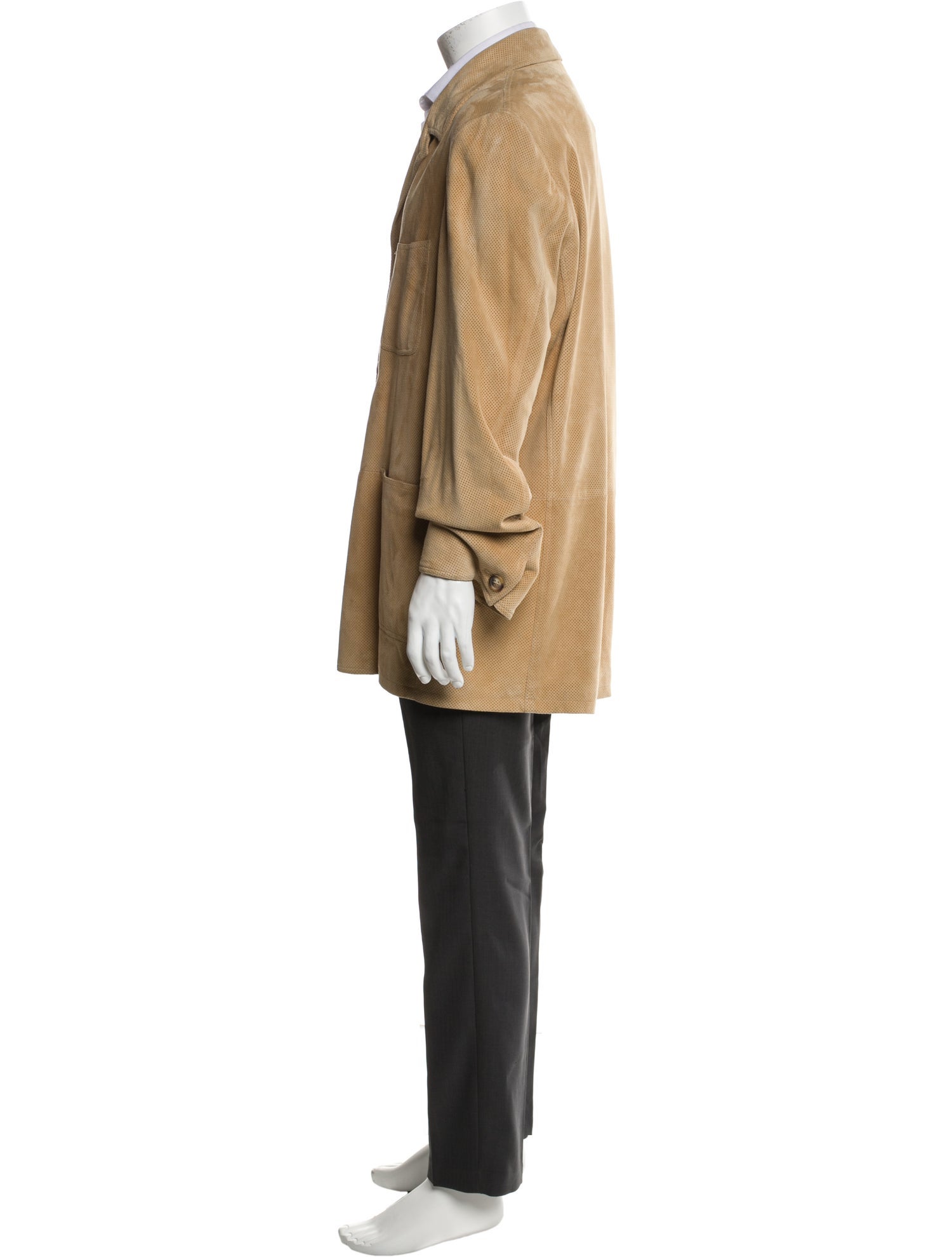 Brioni Leather Sport Coat