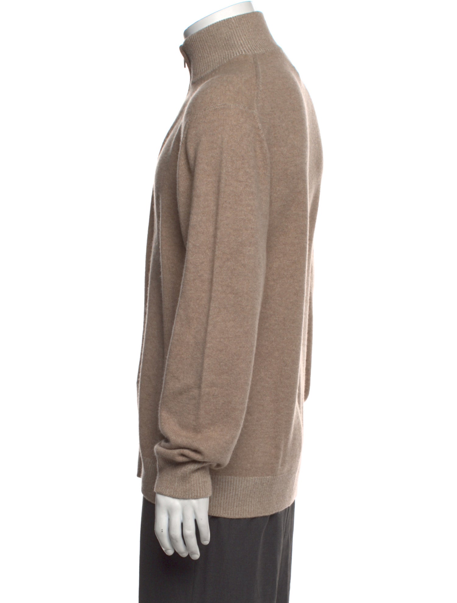 Brioni Cashmere Mock Neck Pullover