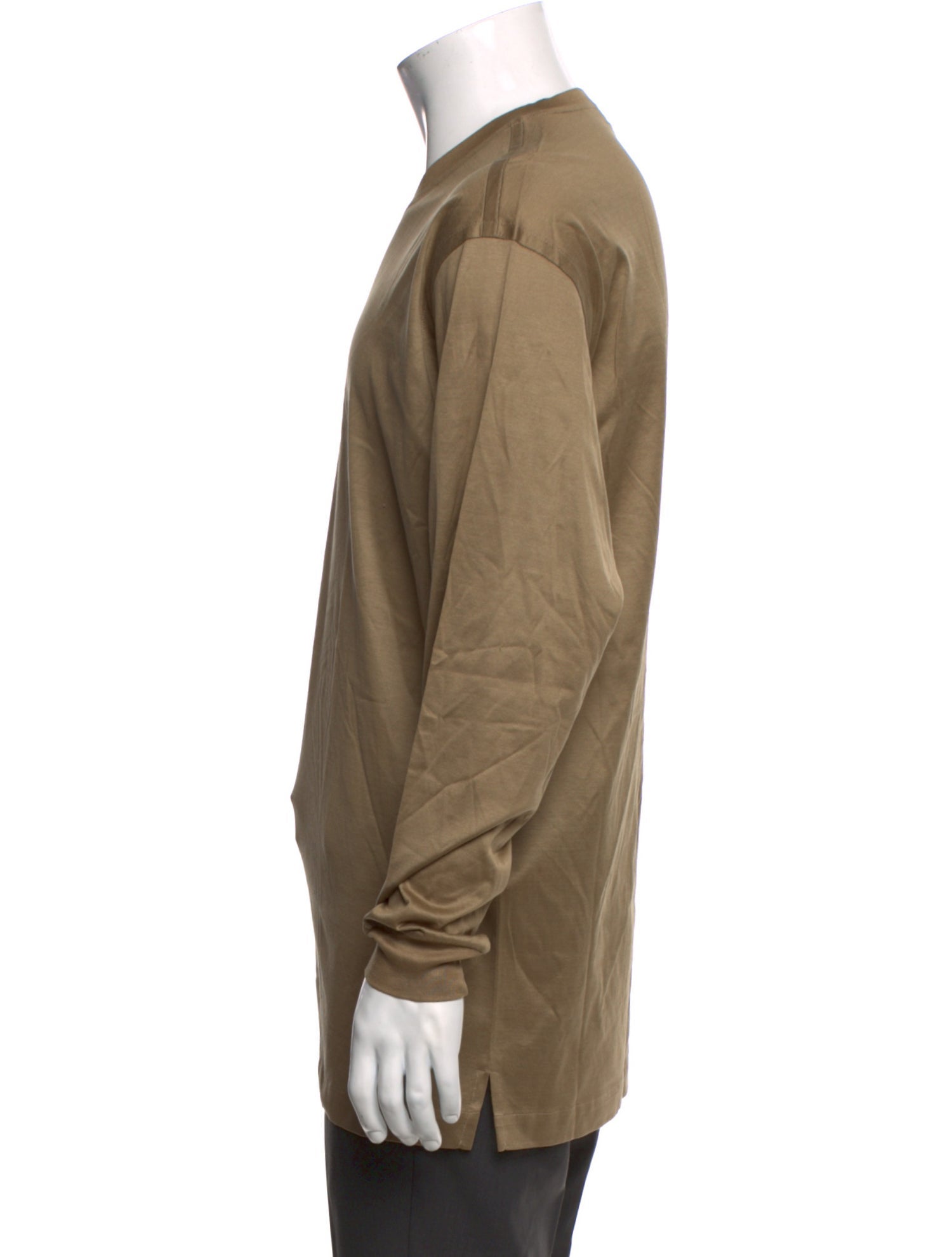 Brioni V-Neck Long Sleeve T-Shirt