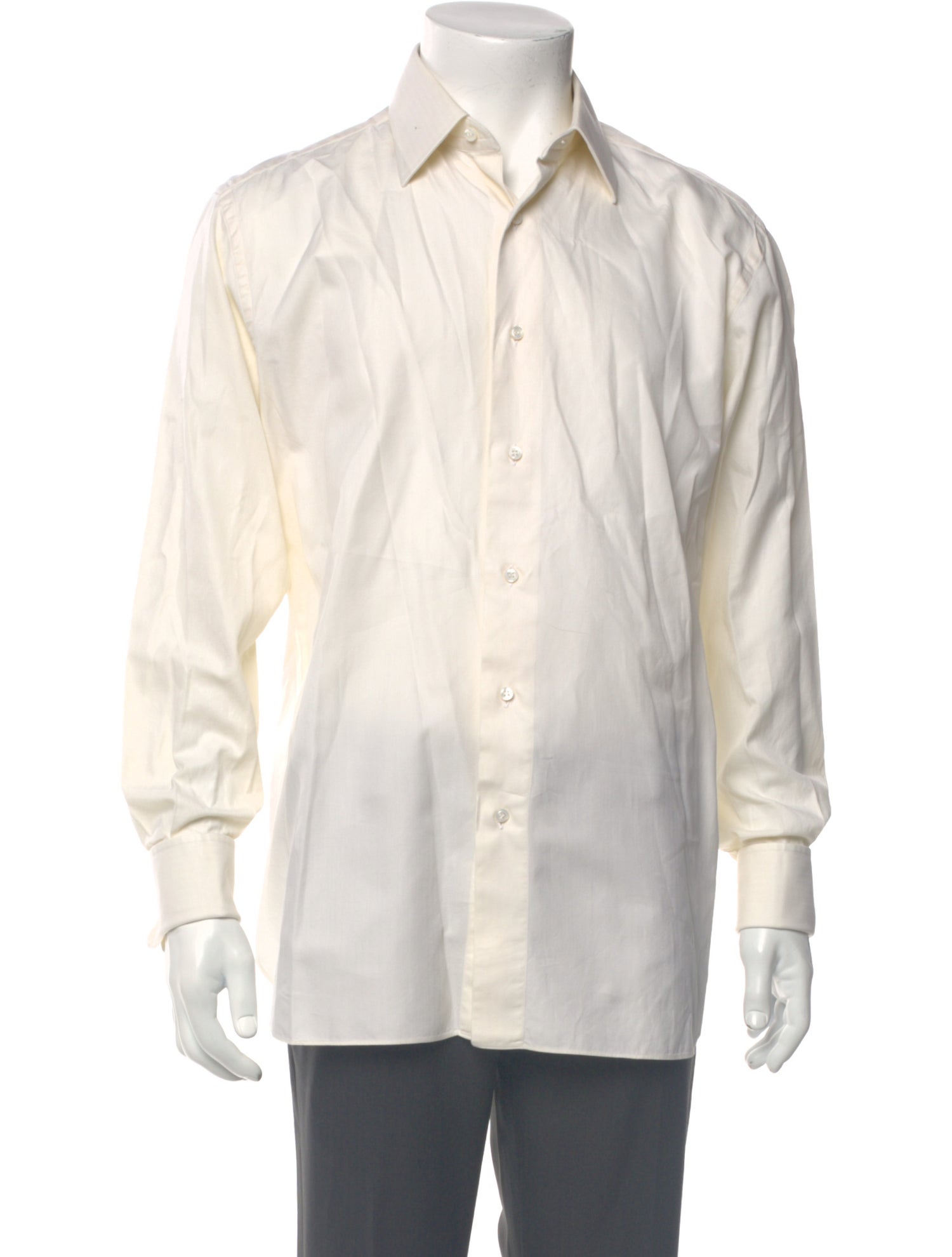 Brioni Striped Long Sleeve Dress Shirt