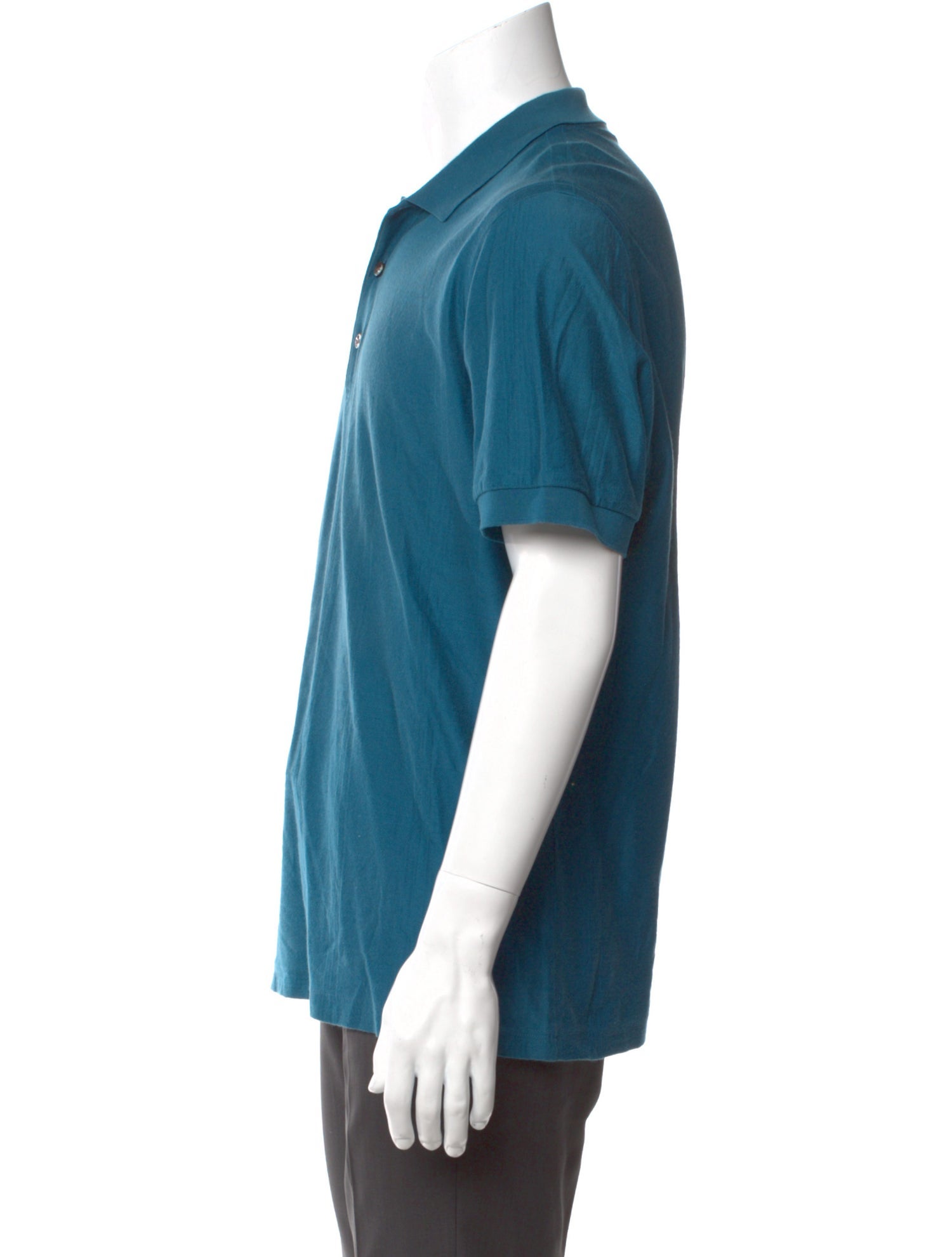 Brioni Collar Short Sleeve Polo Shirt