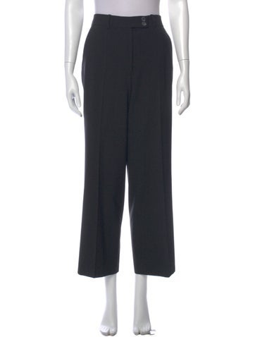Pre-owned Brioni Wool Wide Leg Pants In Gray