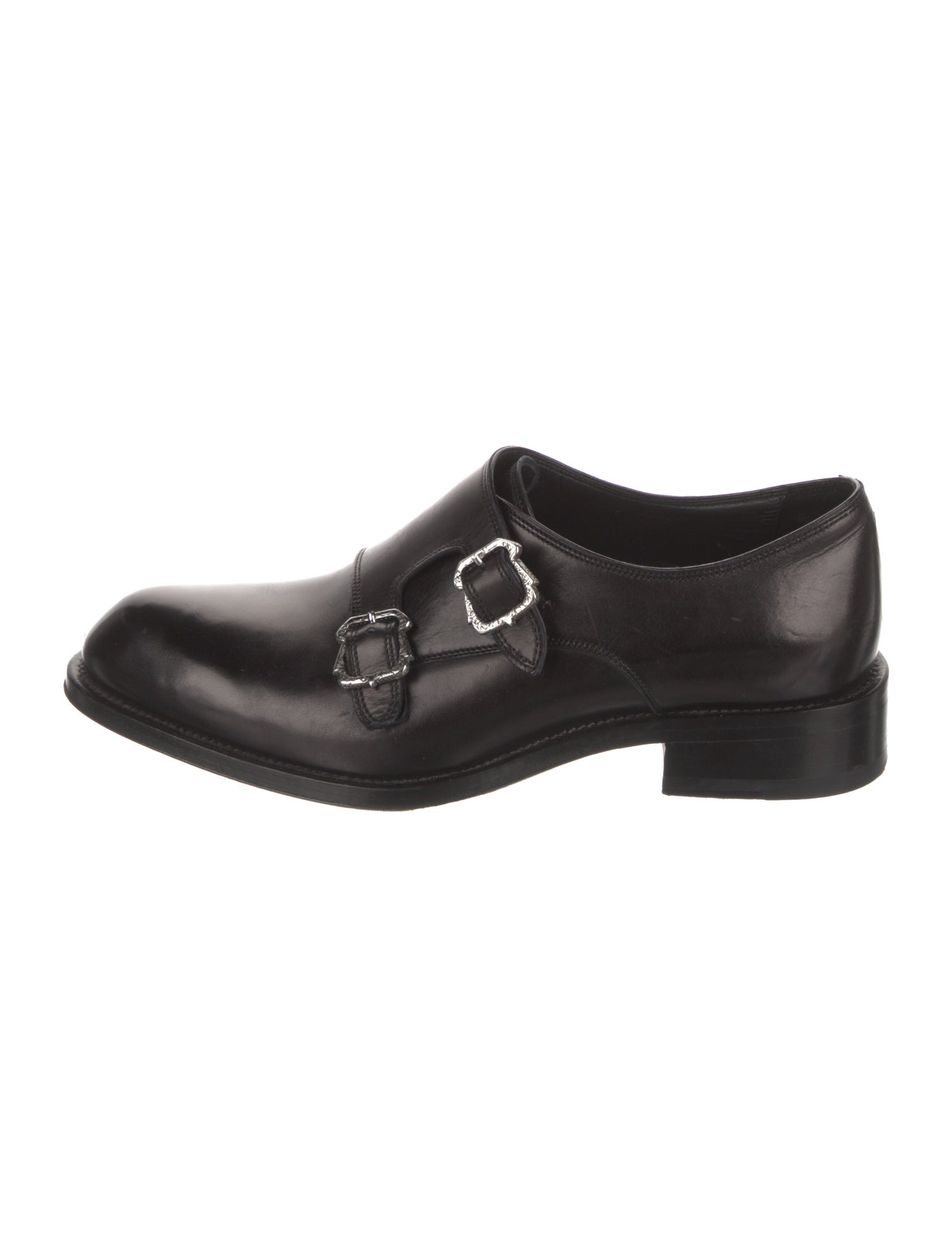 Brioni Leather Monk Straps