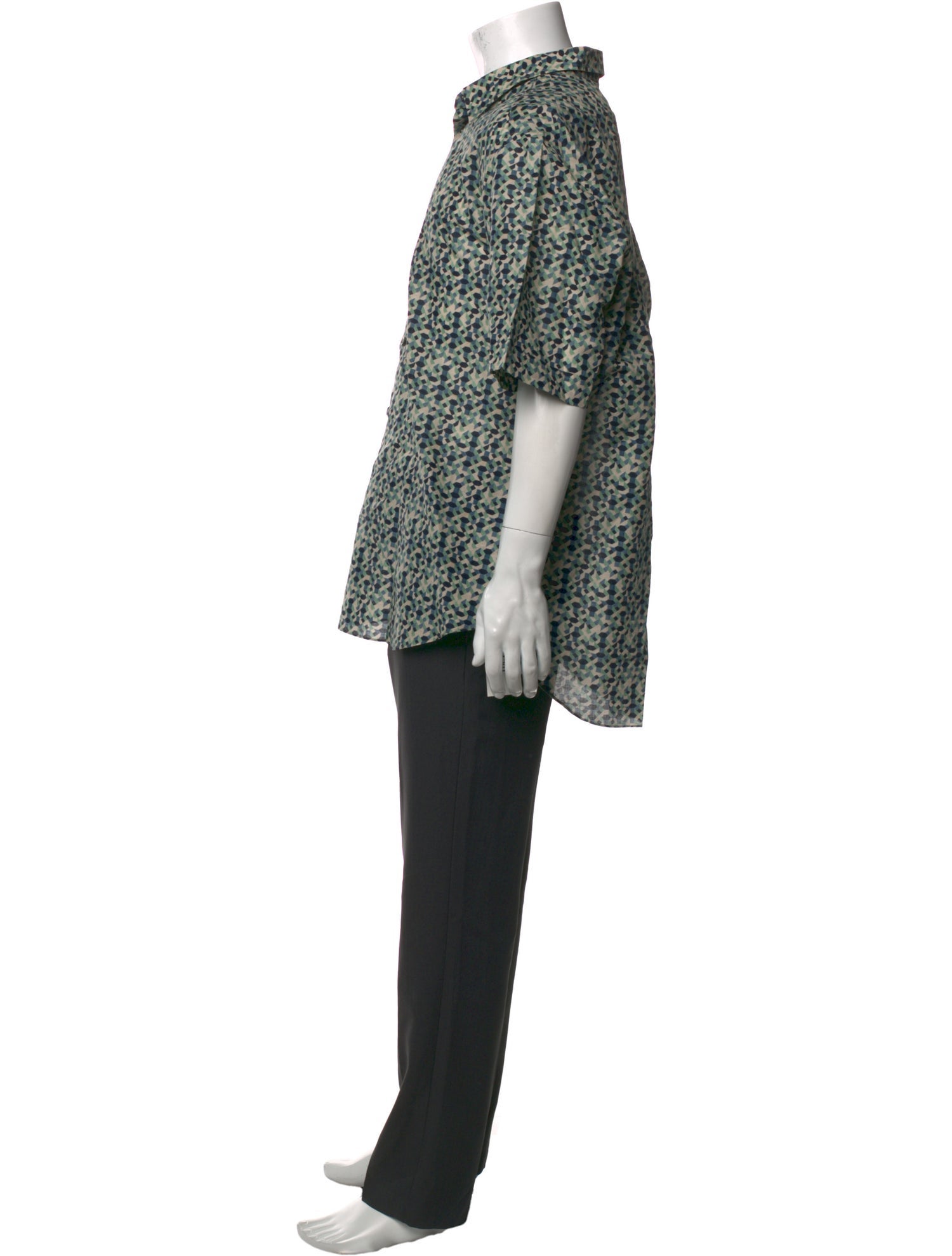 Brioni Linen Patterned Shirt
