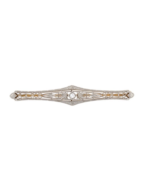 Two-Tone Brooch yellow