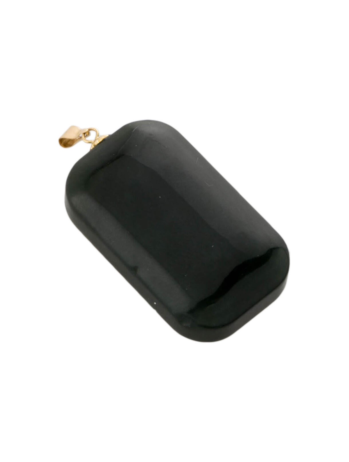 Brooch 18K Nephrite Pendant