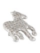 Brooch 18K Diamond Horse Pin Brooch