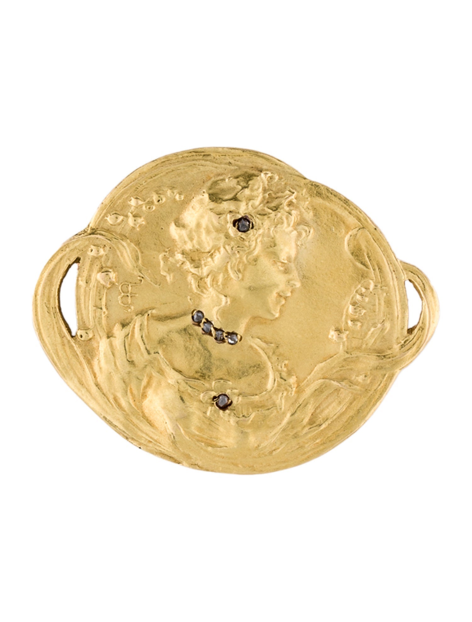 Brooch Antique 18K Diamond