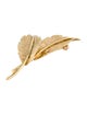 Brooch 14K Leaf Brooch Pin