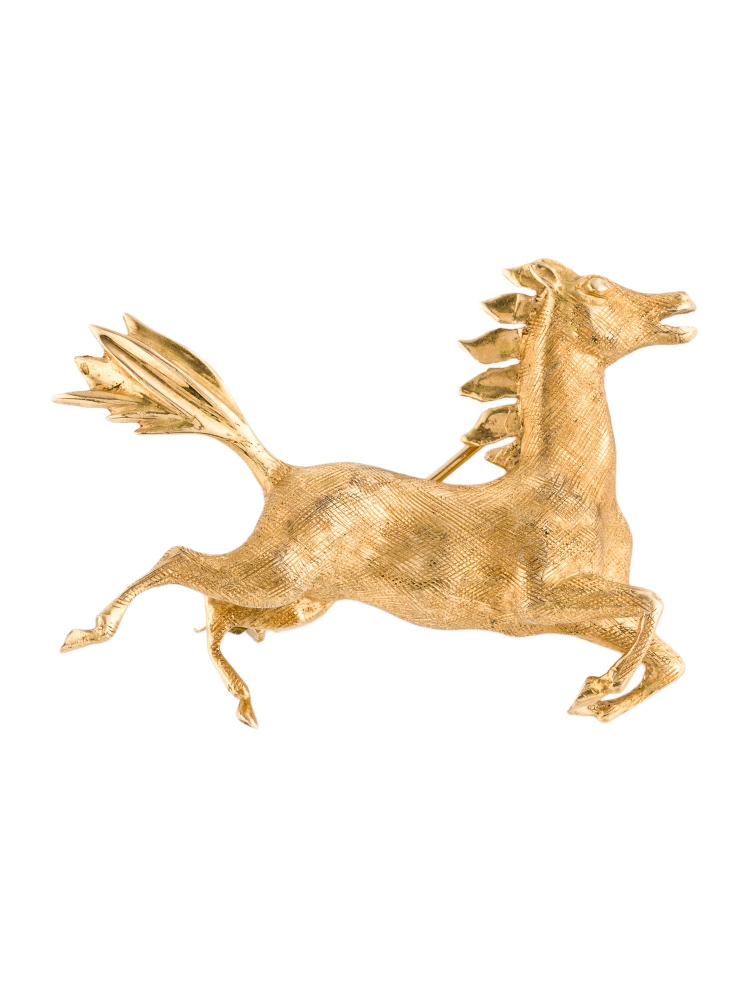 Brooch 18K Horse