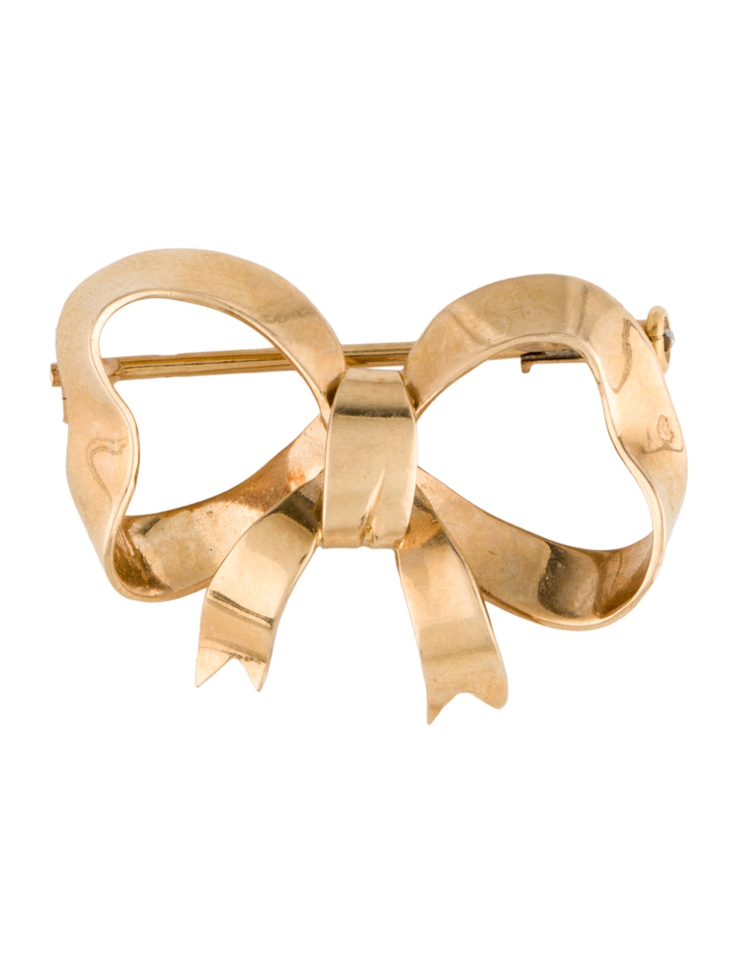 Brooch 18K Bow