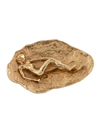 Brooch 14K Figure pin