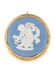 Brooch Wedgwood 10K Porcelain Cameo Brooch