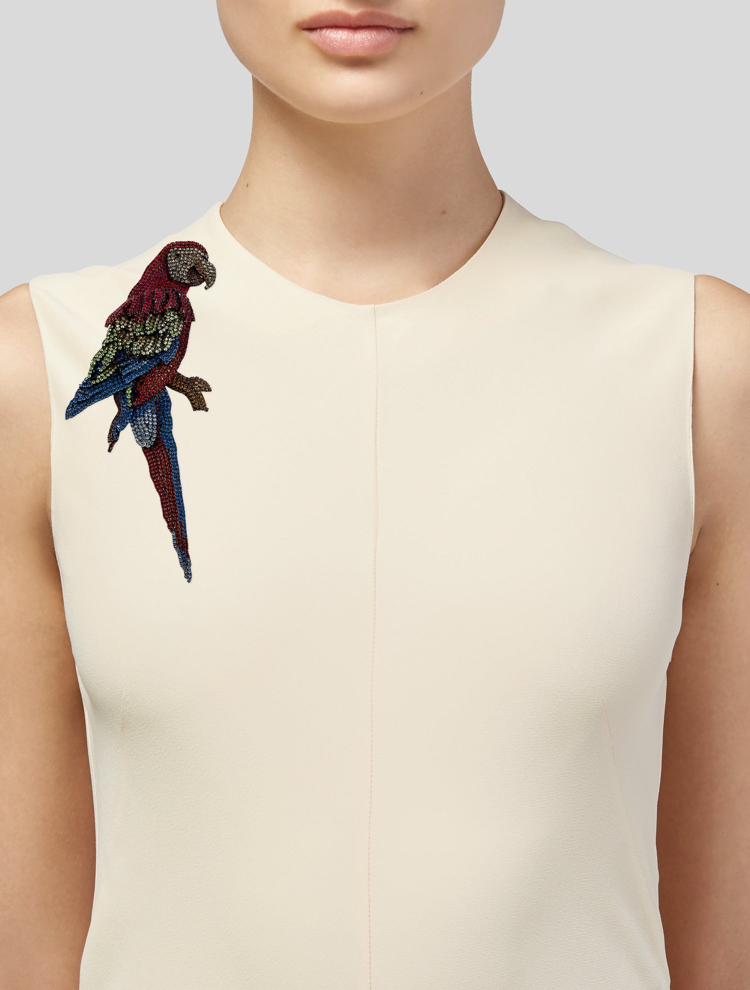 Brooch Vintage Bettina Von Walhof Crystal Pavé