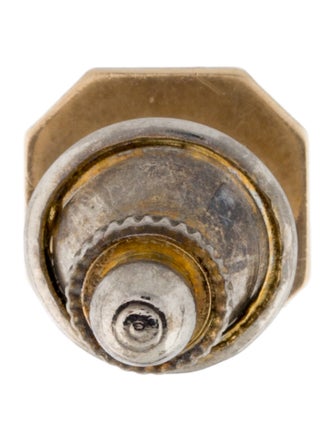 Brooch 14K Hexagonal Tie Pin