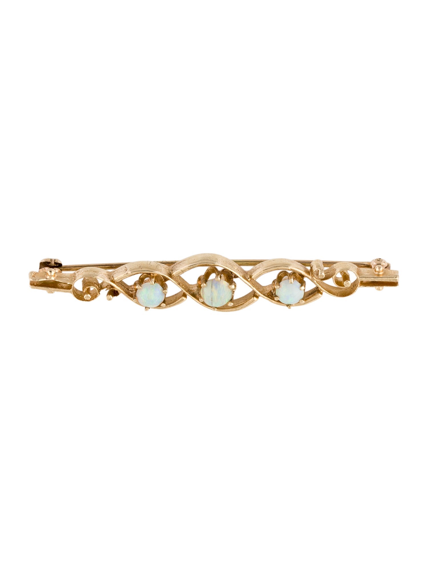 Brooch 14K Opal