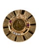 Brooch 14K Ruby & Diamond Coin Convertible Enhancer Pendant Brooch