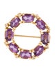 Brooch 14K 3.26ctw Circle Brooch