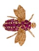 Brooch 14K 2.08ctw Ruby Insect Brooch