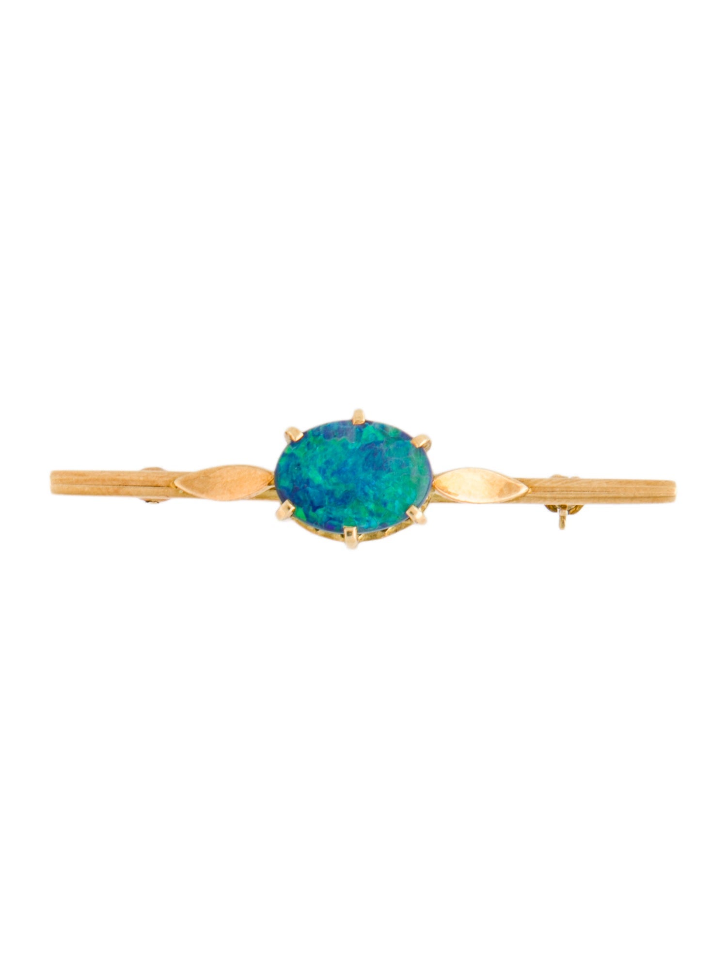 Brooch 18K Opal Pin