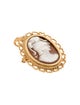 Brooch 18K Shell Cameo Brooch Pendant