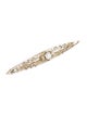 Brooch Diamond Two-Tone Filigree Bar Brooch