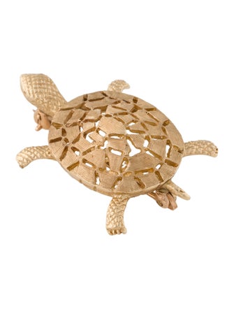 Brooch 14K Turtle Brooch