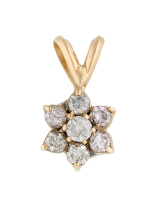 Brooch 10K Diamond Pendant