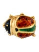 Brooch 18K Enamel Ladybug Brooch