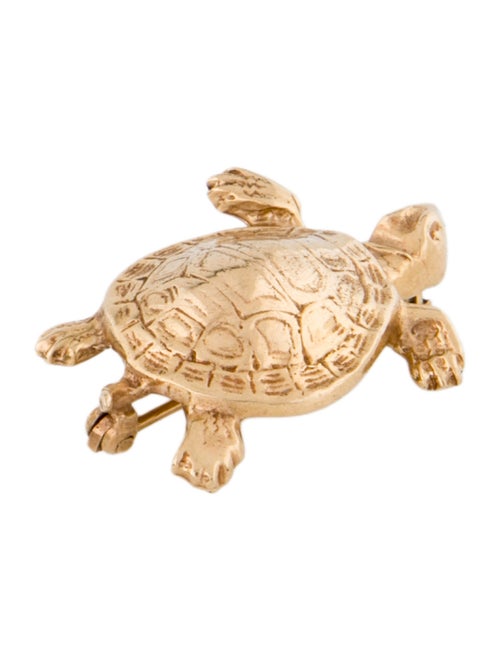 Brooch 14K Turtle Brooch
