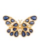 Brooch 14K Sapphire & Diamond Butterfly Brooch