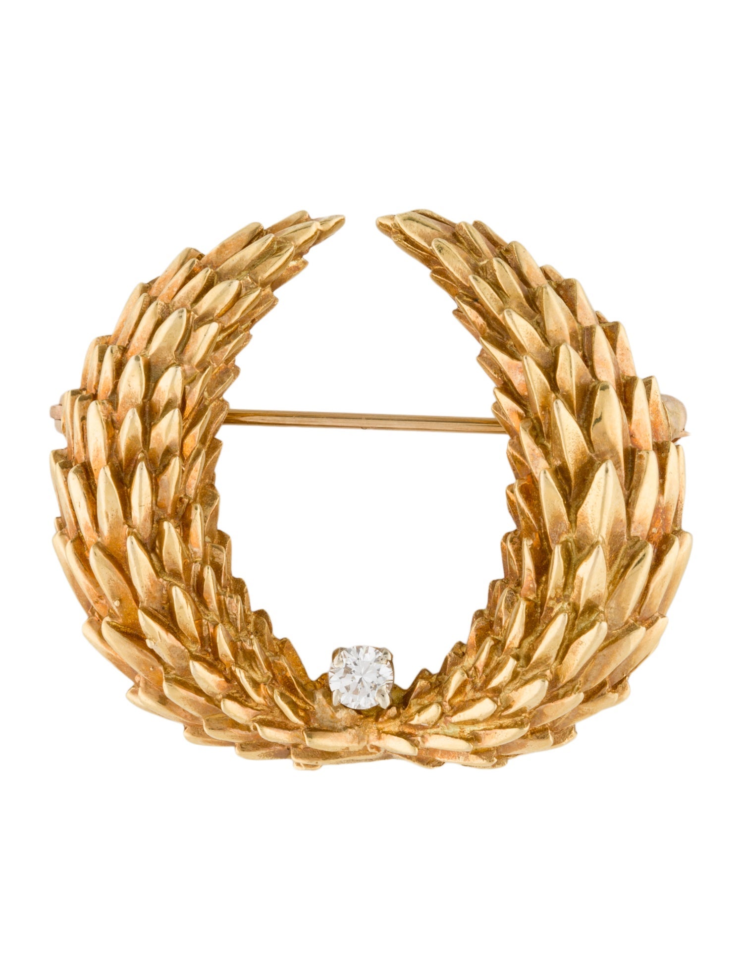 Brooch 18K Diamond Wreath Brooch
