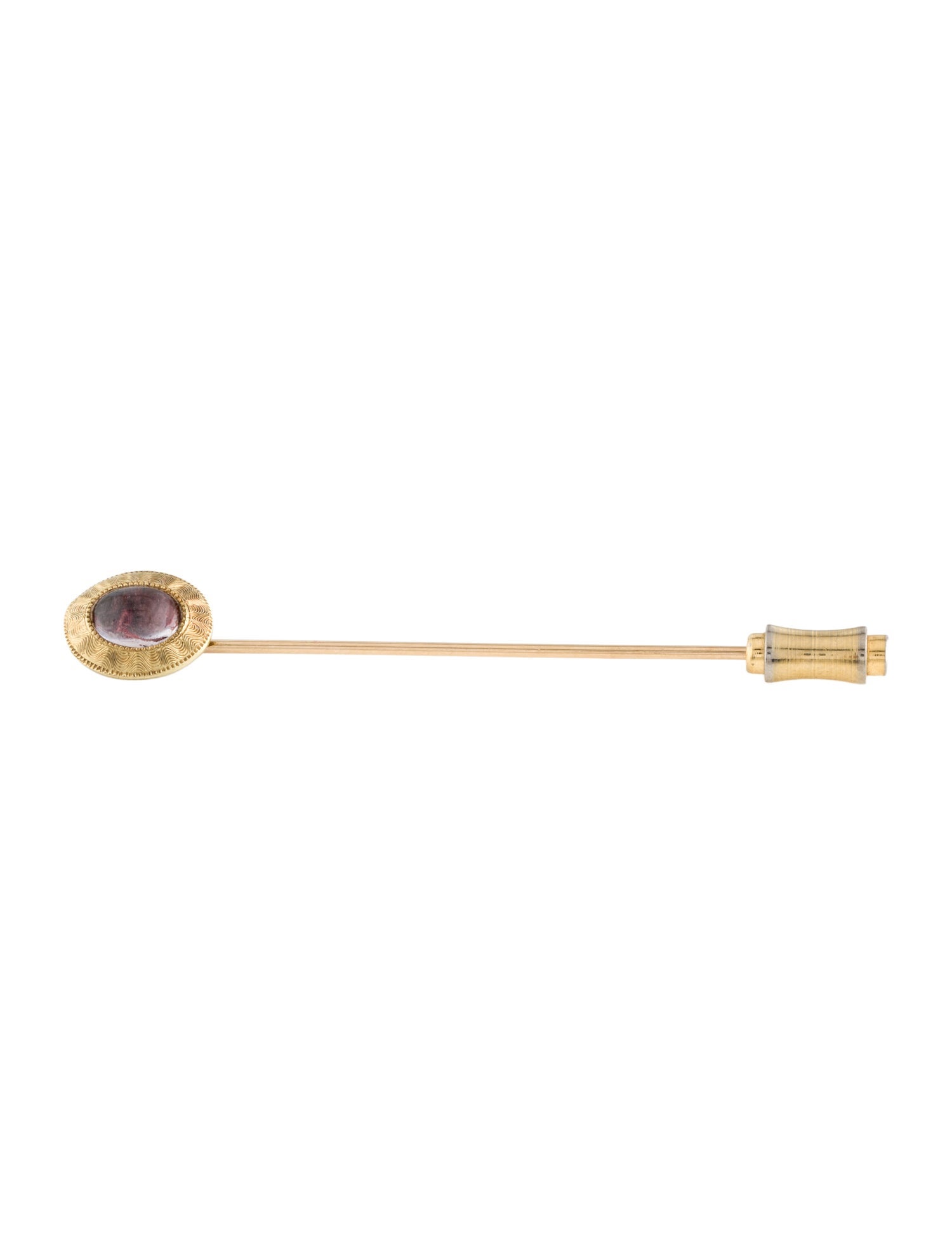 Brooch 14K Amethyst Stick Pin