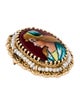 Brooch 14K Pearl & Enamel Convertible Brooch