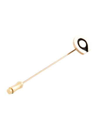 Brooch 14K Circular Stick Pin
