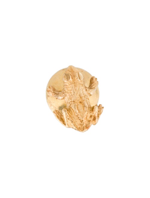 Brooch 14K Frog Brooch Pin