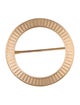 Brooch 14K Textured Circle Brooch