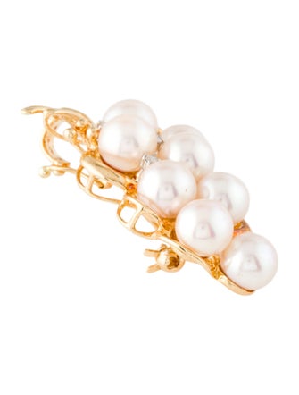 Brooch 14K Pearl & Diamond Brooch