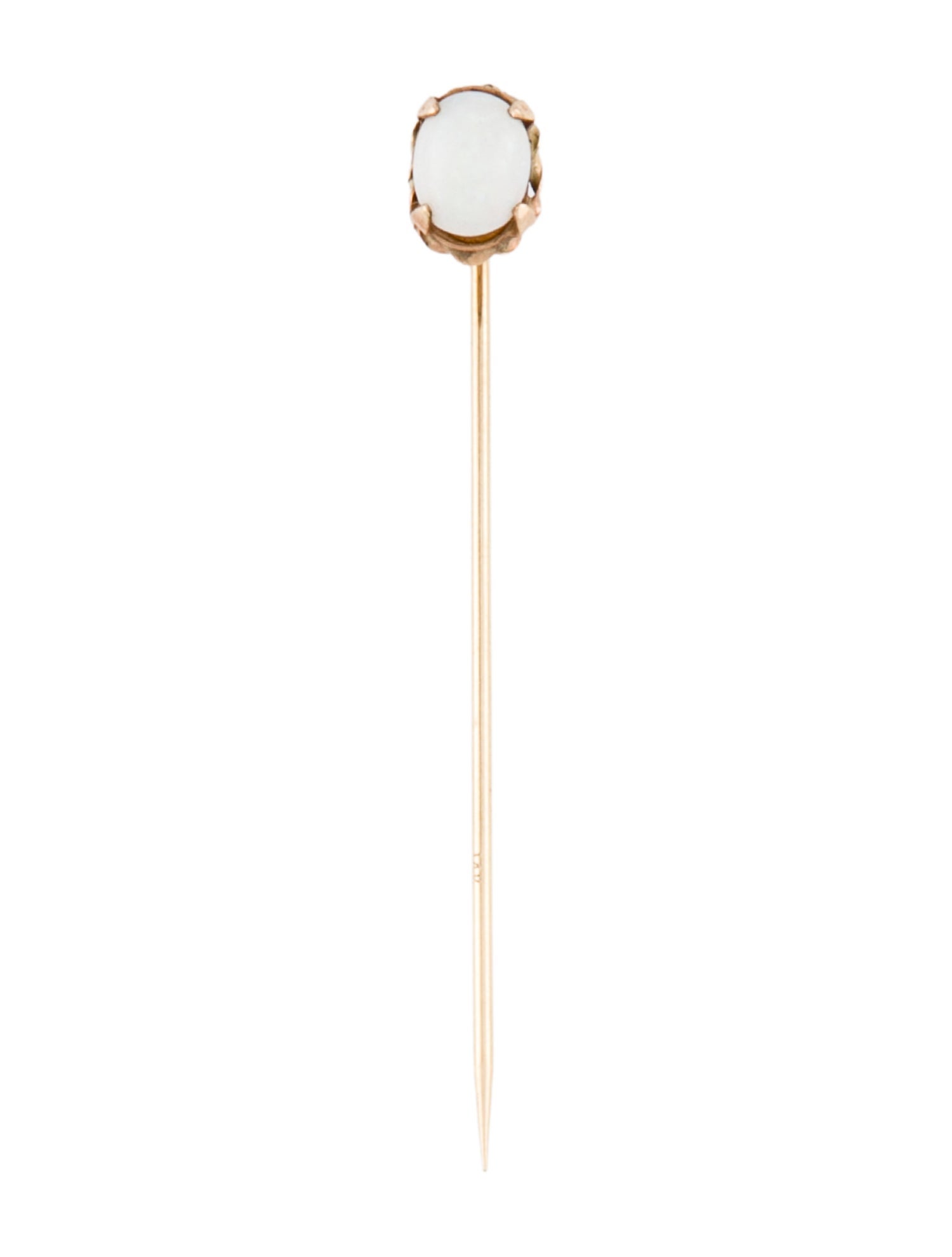 Brooch 14K Opal Stick Pin