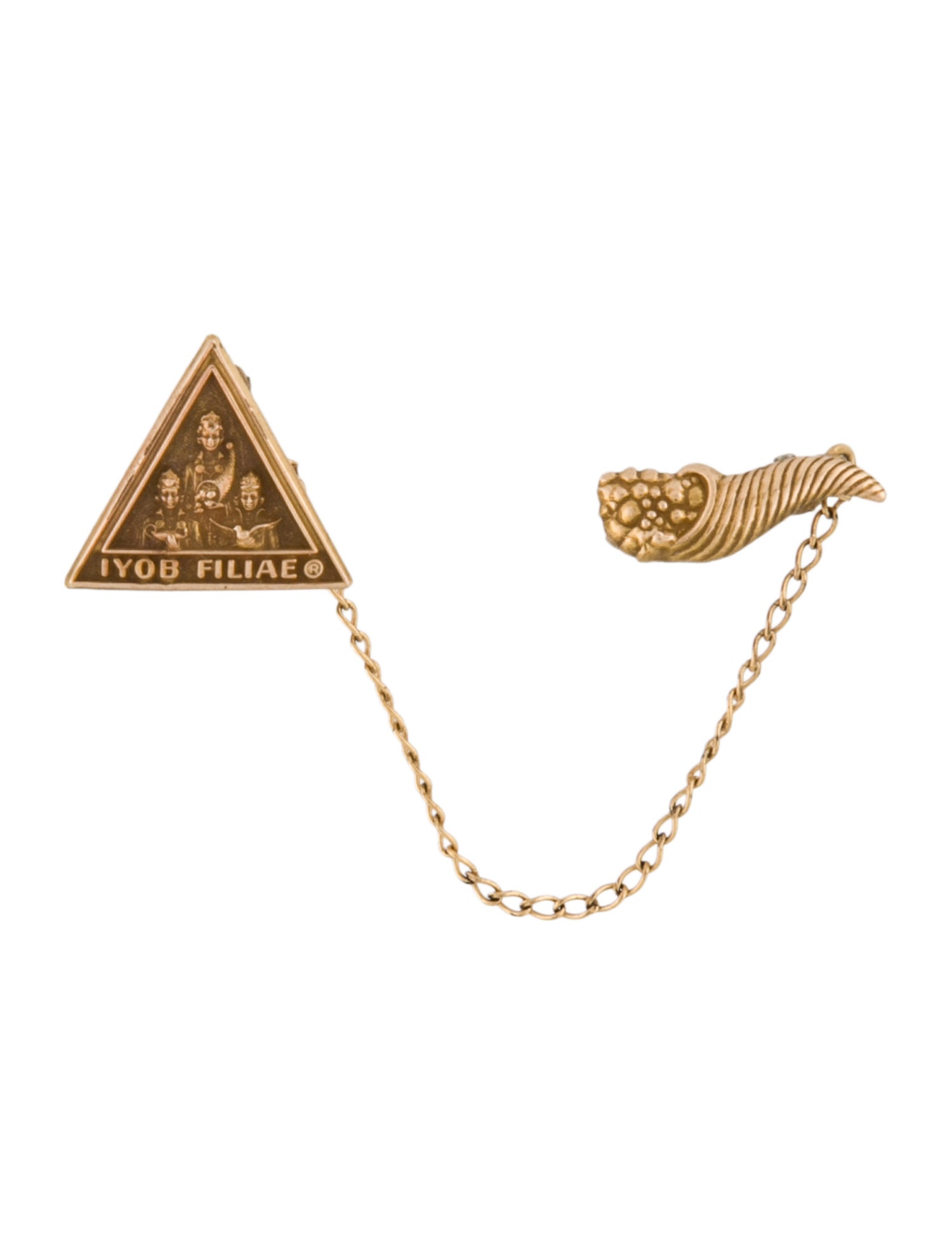 Brooch 10K Iyob Filiae Pin