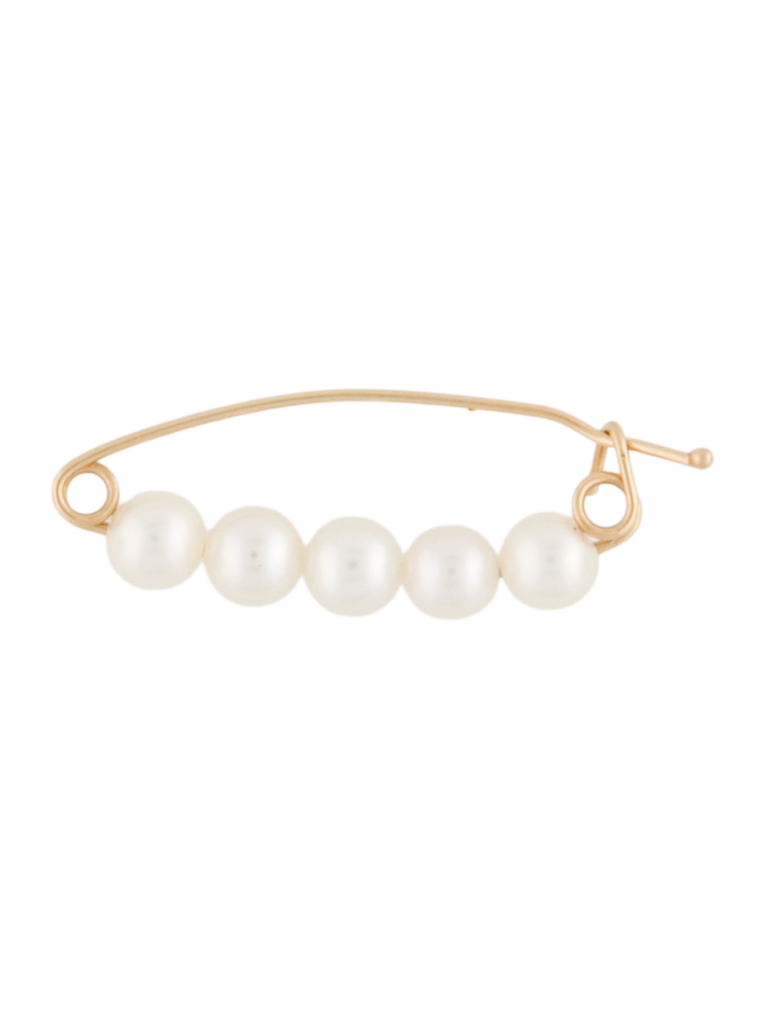 Brooch 14K Pearl Brooch Pin