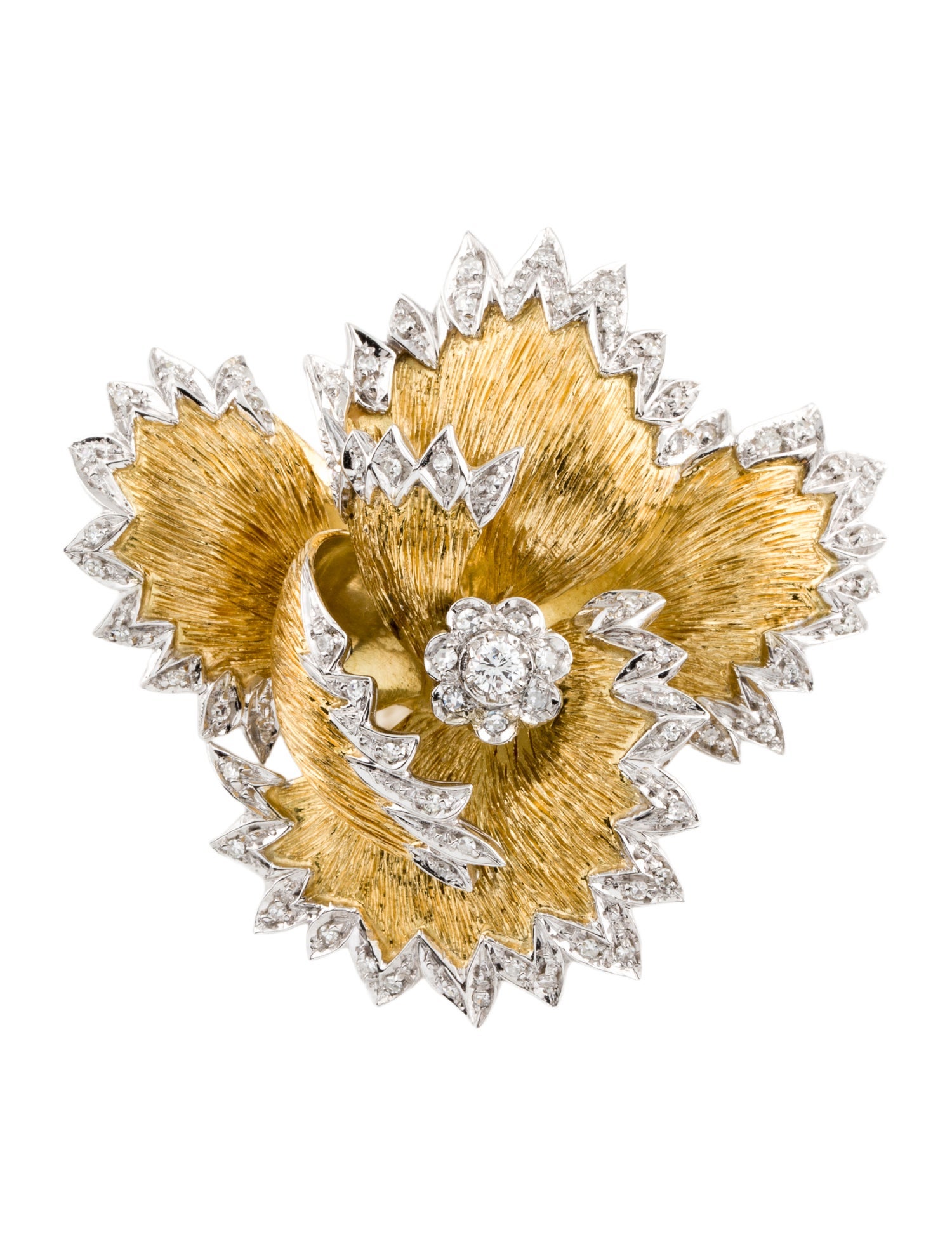 Brooch 18K Diamond Pin