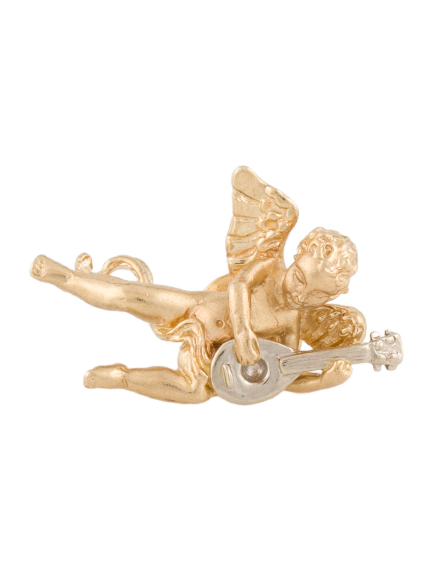 Brooch 14K Angel Pin