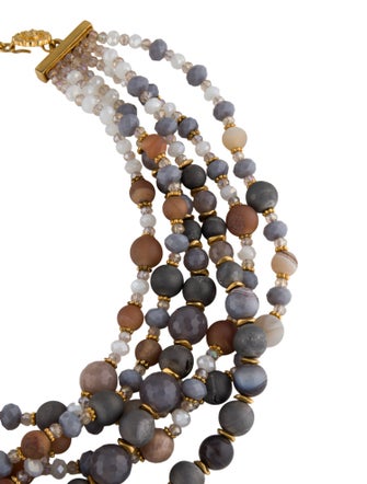 Barrera Bead Multistrand Collar Necklace